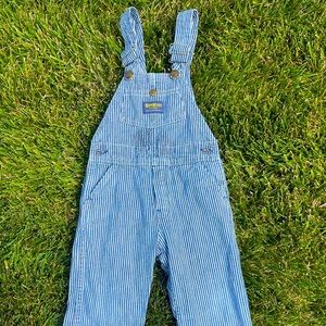 Vintage OshKosh B’Gosh Toddler Striped Overalls